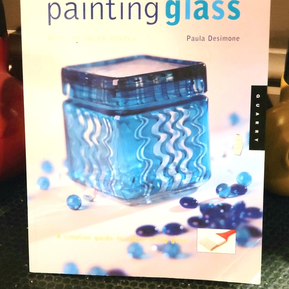 4 Books for artist and crafters projects techniques  PAINTING ON GLASS - Picture 4 of 9